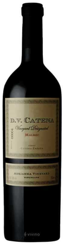 6 VINHOS DV CATENA ADRIANA MALBEC POR: