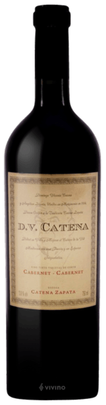 6 VINHOS DV CATENA CABERNET - CABERNET POR: