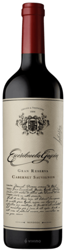 6 VINHOS ESCORIHUELA GASCON GRAN RESERVA CABERNET SAUVIGNON POR: