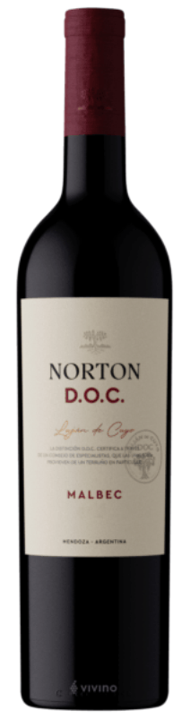 6 VINHOS NORTON DOC MALBEC POR: